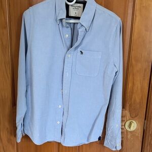 Abercrombie & Fitch Sky Blue Casual Shirt